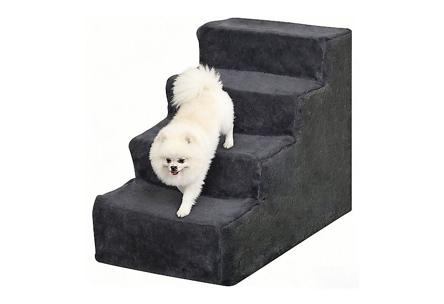 BlingBin Haustiertreppe Hundetreppe 4-stufig, 35 cm Katzentreppe für Bett u günstig online kaufen