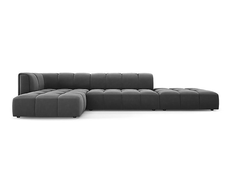 Milo Casa | Ecksofa Francesca Samt links 5-Sitzer günstig online kaufen