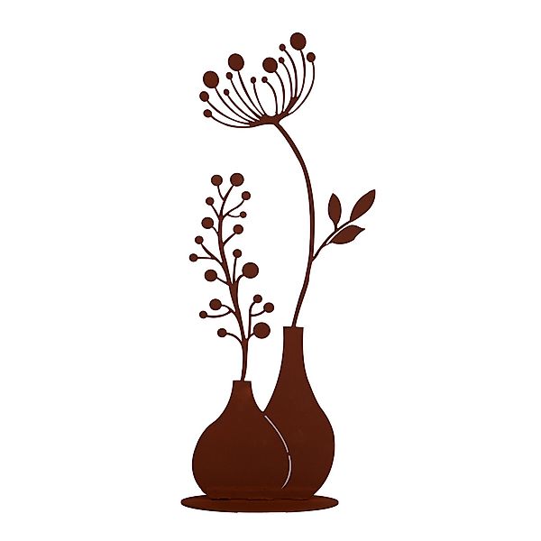 UNUS HOME Dekofigur (Rostoptik), Aufsteller Blumen günstig online kaufen