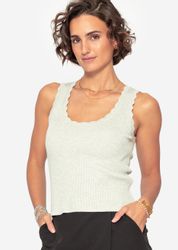 SASSYCLASSY T-Shirt Figurbetontes Strick-Top Damen mit günstig online kaufen