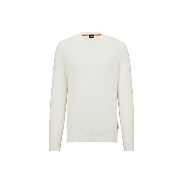 BOSS Rundhalspullover ’Rundhalspullover für Herren in offwhite’ (1-tlg) günstig online kaufen