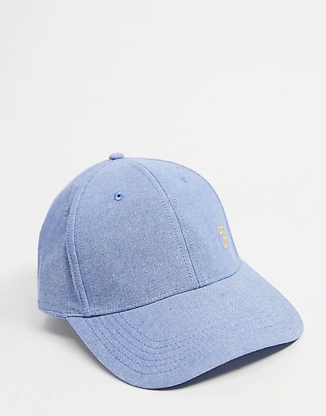 Farah – Kappe mit Logo in Blau günstig online kaufen