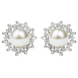 LÖB Paar Ohrclips 18K Weißgold vergoldet günstig online kaufen