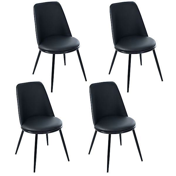 OKWISH Esszimmerstuhl mit Rückenlehne, Metallbeine (Polsterstuhl, günstig online kaufen