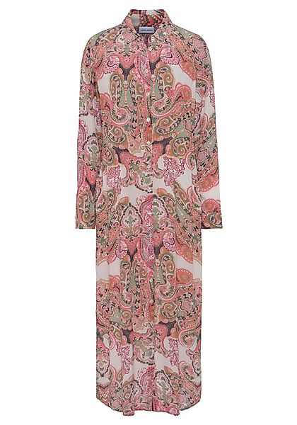 LASCANA Hemdblusenkleid "Cover-Up", Cover-Up, gekreppte Viskose, Maxikleid günstig online kaufen