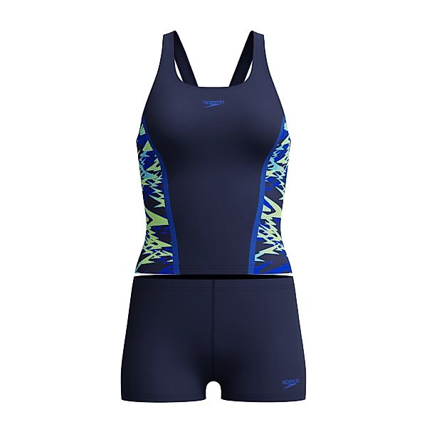 Speedo Tankini "HYPERBOOM SPLICE TANKINI SET BLK/GRN" günstig online kaufen