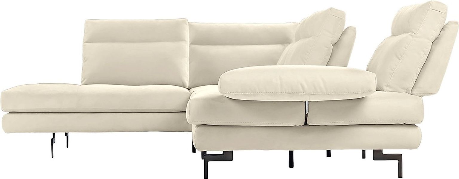 CALIA ITALIA Ecksofa "Toby Wing, L-Form, Designsofa mit sensationellem Sitz günstig online kaufen