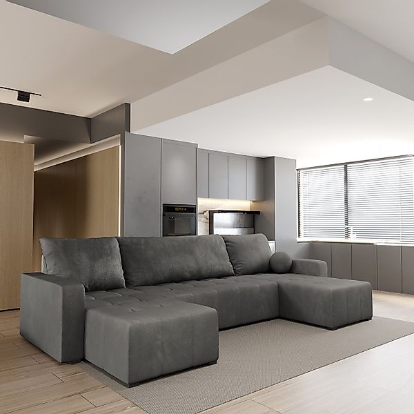 Masseno Ecksofa TOLARI mit Schlaffunktion U-Form, günstig online kaufen