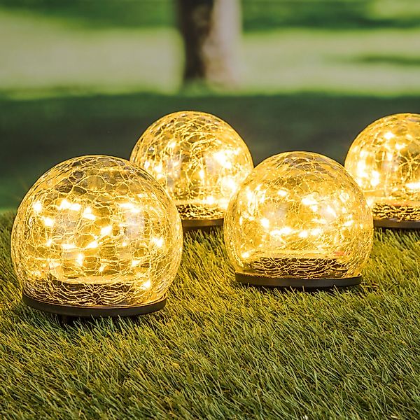 Spetebo LED Gartenleuchte LED Solar Kugel günstig online kaufen