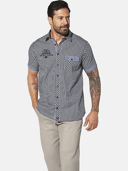 Jan Vanderstorm Kurzarmhemd GHOTIN mit kernigem Karo-Look günstig online kaufen