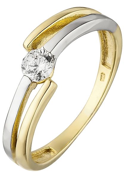 JOBO Fingerring, 333 Gold bicolor mit günstig online kaufen