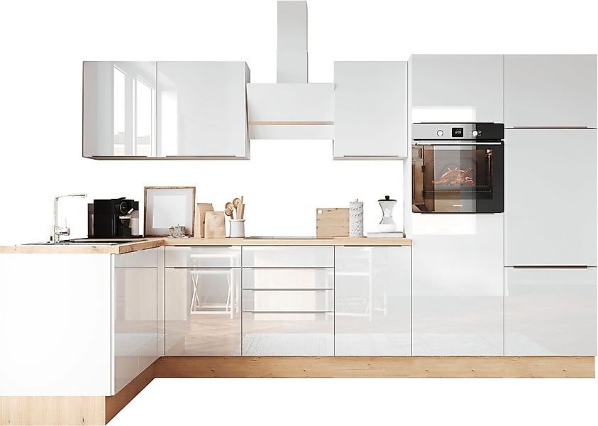 RESPEKTA Küchenzeile »Safado aus der Serie Marleen« Breite 340 cm, mit Soft günstig online kaufen