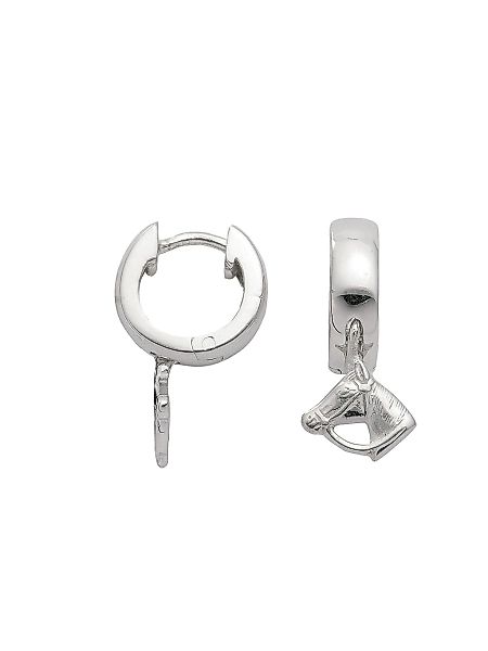 Adelia´s Paar Ohrhänger "1 Paar 925 Silber Ohrringe / Creolen Pferd Ø 10,9 günstig online kaufen
