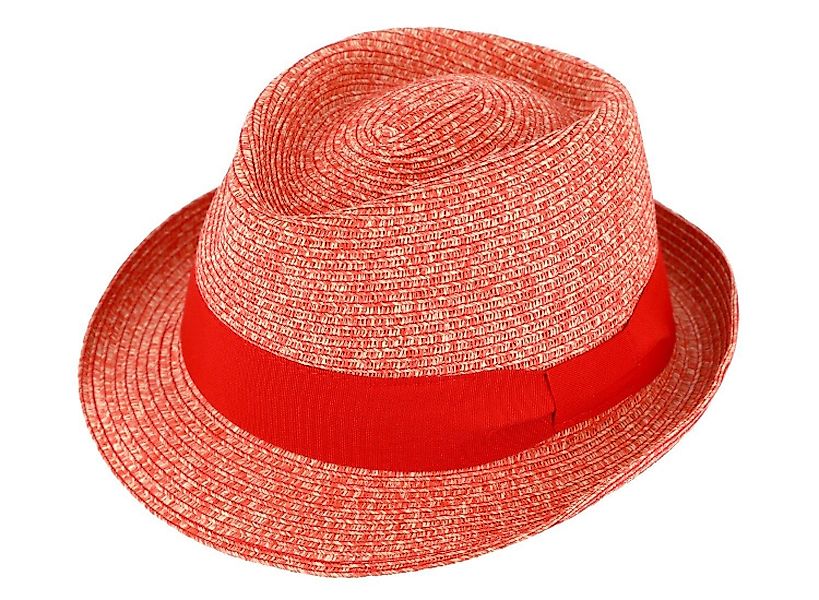 Fiebig Strohhut knautschbarer Trilby modisch meliert günstig online kaufen