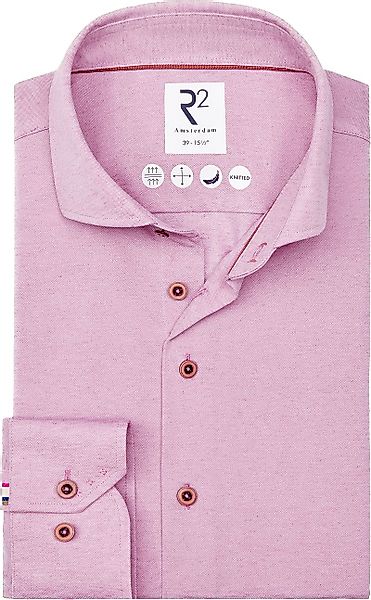R2 Hemd Leinen Blend Rosa - Größe 39 günstig online kaufen
