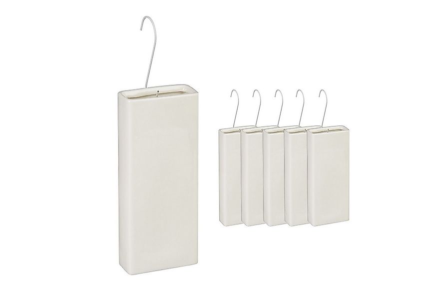 relaxdays Luftbefeuchter Heizkörper 6er Set, Creme günstig online kaufen