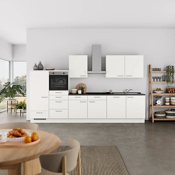 nobilia® Küchenzeile »"Laser I", Ausrichtung wählbar, Breite 360 cm« vormon günstig online kaufen