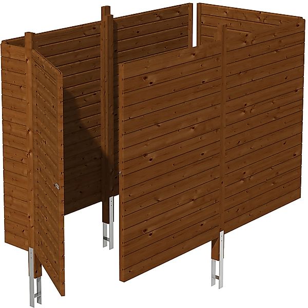 Skanholz Carport-Geräteraum "Abstellraum C1" aus Profilschalung günstig online kaufen