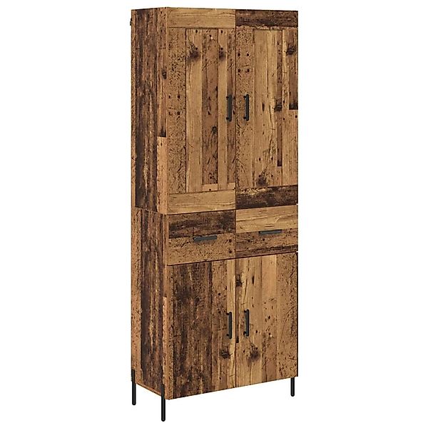 vidaXL Highboard 2-Tlg Altholz Holzwerkstoff 3415669 günstig online kaufen
