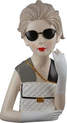 GILDE Dekofigur Figur Lady mit Handtasche günstig online kaufen