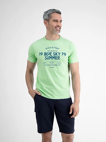 LERROS T-Shirt "Herren T-Shirt mit Brustprint" günstig online kaufen