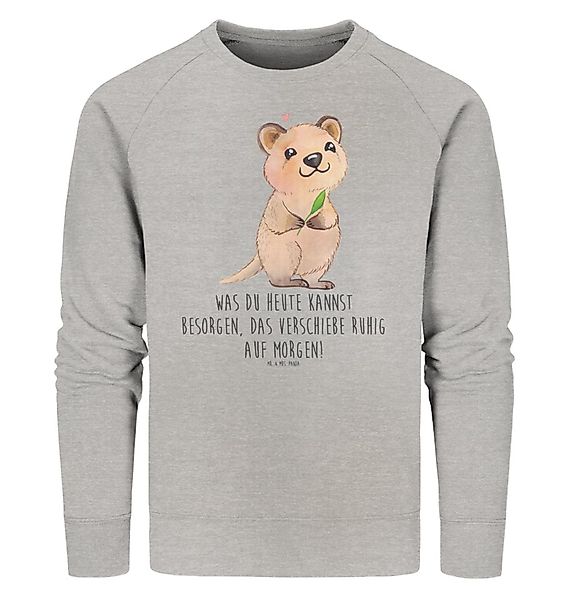 Mr. & Mrs. Panda Longpullover Quokka Happy Größe XXL - Heather Grey - Gesch günstig online kaufen