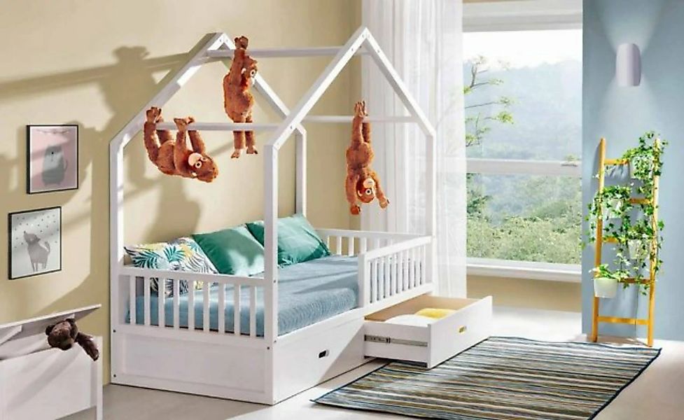 JVmoebel Kinderbett, Echtes Holz Etagen Bett Hochwertige Qualität Kinderzim günstig online kaufen