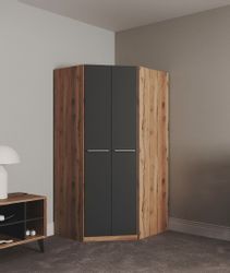 priess Eckkleiderschrank "Barcelona Kleiderschrank Ecklösung Raumwunder" in günstig online kaufen