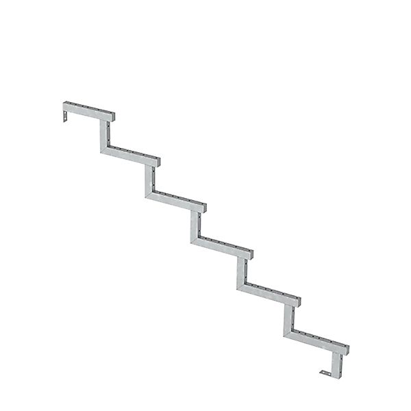 Plus A/S Treppenwange 6-Stufen - Schritttiefe 28 cm D 153 cm H 102 cm Feuer günstig online kaufen