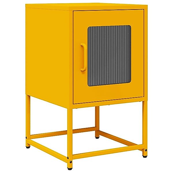 vidaXL Nachttisch Nachttisch Senfgelb 36x39x60,5 cm günstig online kaufen