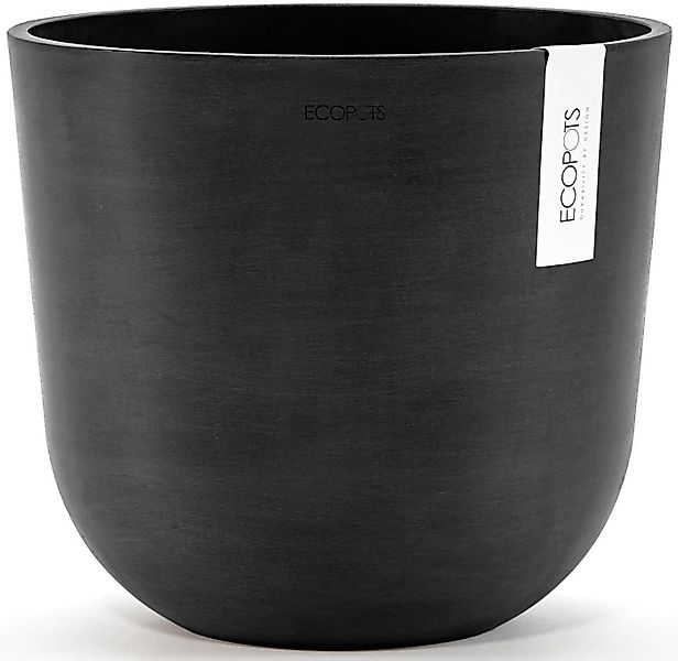 ECOPOTS Blumentopf Oslo 25 Dunkelgrau, für innen und außen: frostsicher, br günstig online kaufen