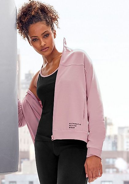 vivance active Sweatjacke Sportjacke mit seitlichen Taschen günstig online kaufen