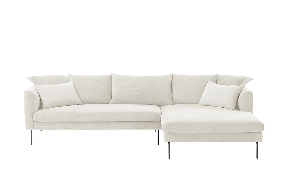 Gray & Jones Ecksofa aus Cord Tierra Fuego ¦ weiß ¦ Maße (cm): B: 284 T: 17 günstig online kaufen