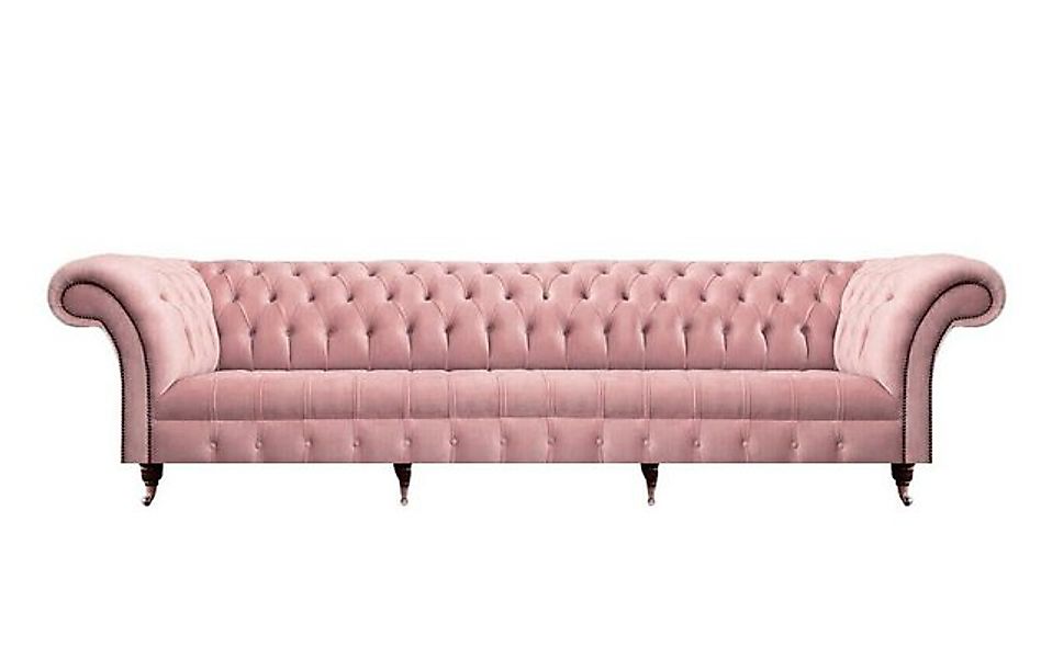 JVmoebel Chesterfield-Sofa Sofa Viersitzer Couch Luxus Textil Wohnzimmer Ro günstig online kaufen