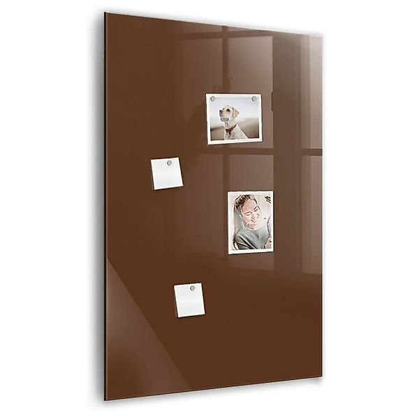 Tulup Glas Magnettafel Braune Farbe 60x90 cm Magnettafel Zum Beschriften We günstig online kaufen
