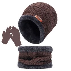 Coonoor Filzhut Wintermütze Schal Handschuhe Weihnachtsset günstig online kaufen