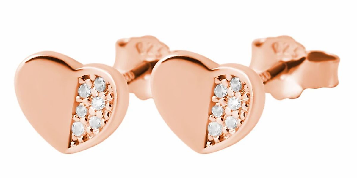 Adelia´s Paar Ohrhänger "Damen Ohrringe – Ohrstecker aus 925 Silber mit Zir günstig online kaufen