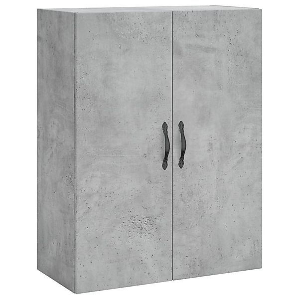 vidaXL Hängeschrank Wandschrank Betongrau 69,5x34x90 cm günstig online kaufen