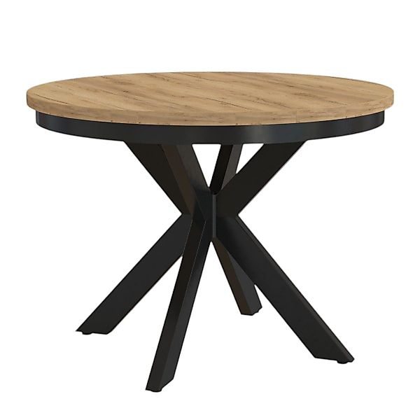 Compleo Esstisch modern, Metallbeine, Runder Esszimmertisch günstig online kaufen
