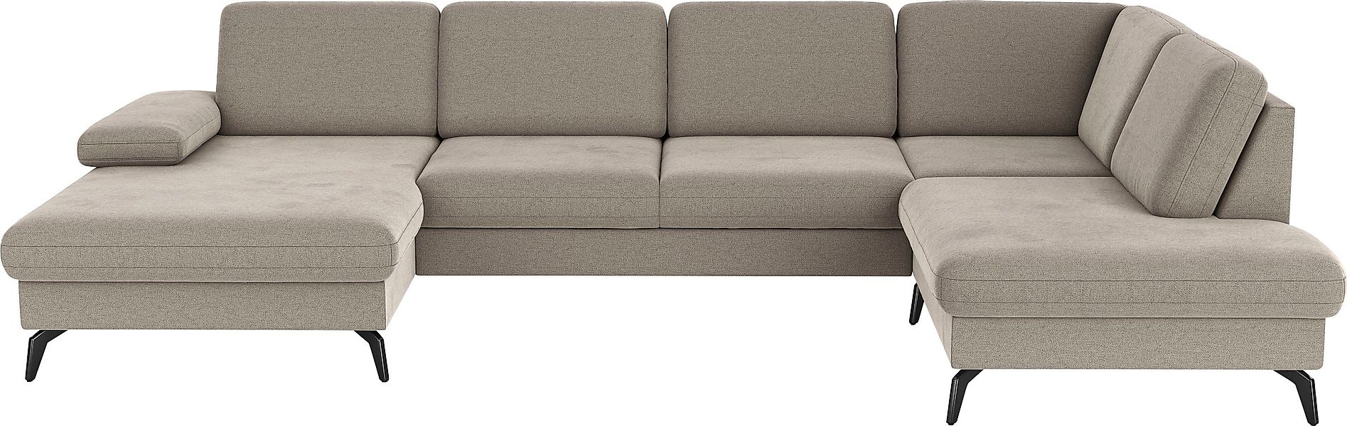 sit&more Wohnlandschaft Morris U-Form, inkl. Sitztiefenverstellung, günstig online kaufen