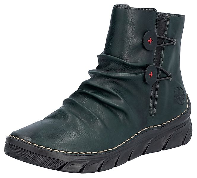Rieker Stiefelette, Winterboots, Keilsohle, Innenreißverschluss und slouchy günstig online kaufen