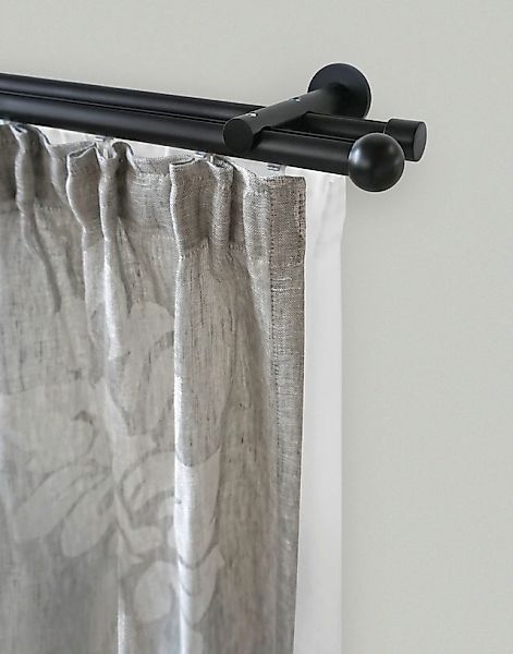 GARESA Gardinenstange »ORNELLA« Ø 20 mm 2 läufig-läufig Wunschmaßlänge Vorh günstig online kaufen