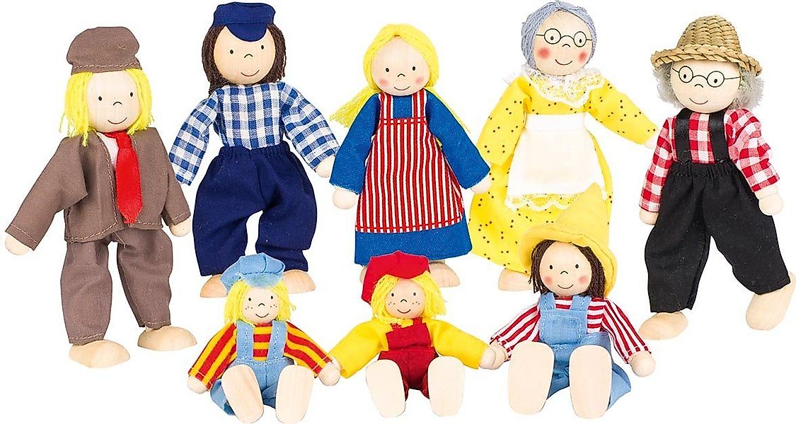 goki Biegepuppe Biegepuppen Bauernfamilie II (8-tlg) günstig online kaufen