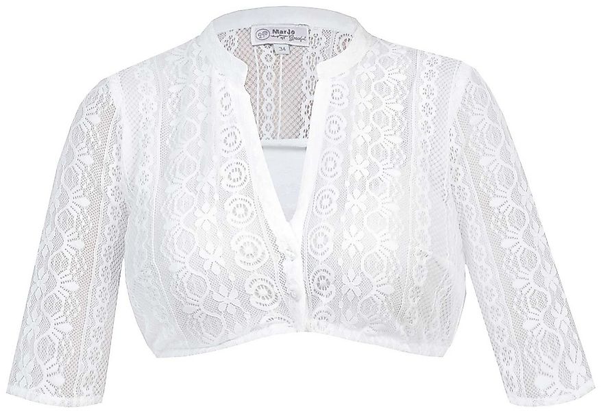 MarJo Dirndlbluse Dirndlbluse Ginger-Linda Halbarm weiß günstig online kaufen