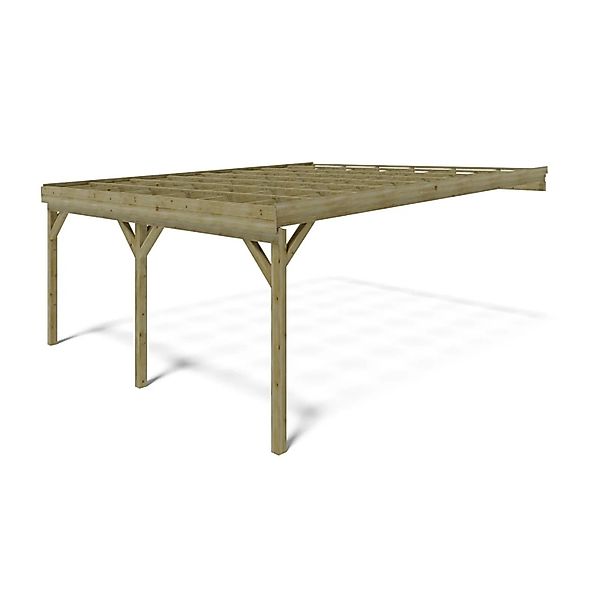 ALTANKA Carport Garagendach 5.8x5.06 m   29 m2   an der Hauswand Montiert günstig online kaufen