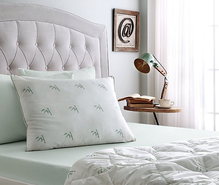 Yatas Bedding Naturfaserkissen Bambus Majestät, Kopfkissen 40x80, 80x80 cm, günstig online kaufen