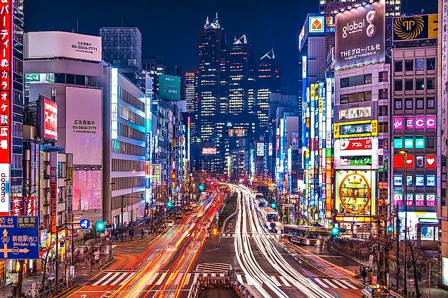 Papermoon Fototapete "Japan bei Nacht" günstig online kaufen