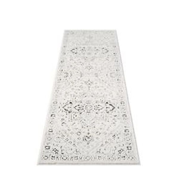 payé Teppich Ello 0638 Boho Flachflor 80x300 cm Grau günstig online kaufen