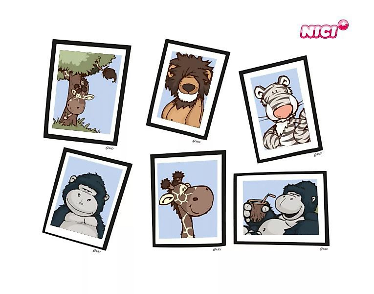 Wandtattoo Kinderzimmer NICI - Wild Friends Bilderrahmen günstig online kaufen