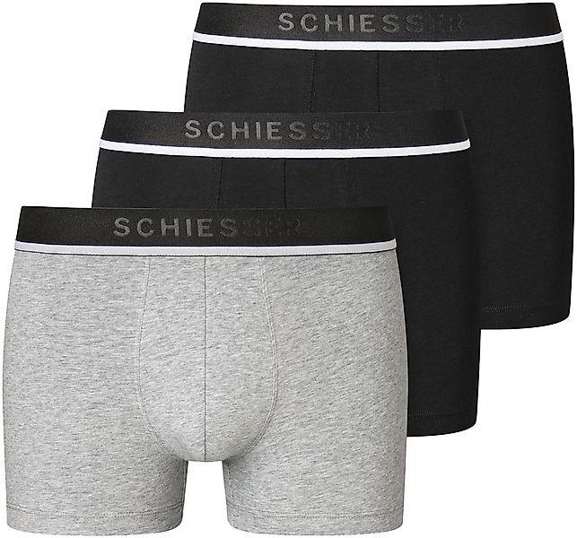 Schiesser Boxer "95/5" 3er-Pack, mit sportlichem Logo-Webgummibund günstig online kaufen